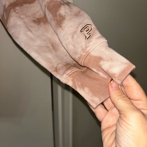 PINK Victoria's Secret Beige Tie-Dye Hoodie - Picture 2 of 7